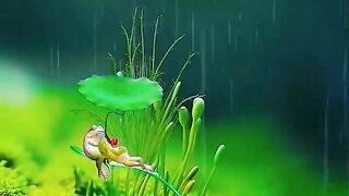 Green bird image