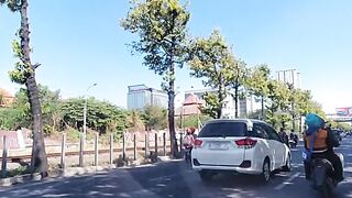 Surabaya city atmosphere during the day
