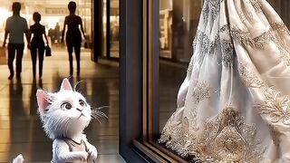 cute cat videos //poor Kitty's dream come true //cat cute video