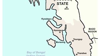 Peta Arakan | Map of Arakan | Arakan Map | Map of Rakhine | Rakhine Map | Peta Rakhine