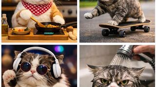 cat with Fun||viral Cat videos||animal fun