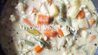 Mixed Vegetable Curry with Coconut Milk