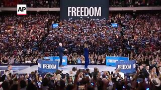 Kamala Harris and Tim Walz make DNC appearance from Milwaukee