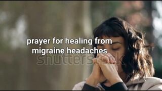 prayer for healing from migraine headaches