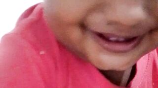 Baby boy funny time