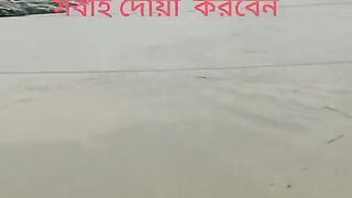 হবিগঞ্জ খোয়ই নদীর পানি বিপদ সীমার উপর বইতেছে