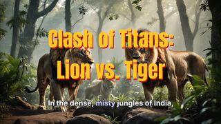 Clash of Titans Lion vs. Tiger