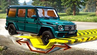 Cars vs Upside Down Speed Bumps - BeamNG Drive - ???? ULTIMATE Edition Compilation