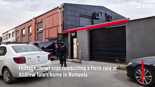 Cops raid Andrew Tate’s compound in Romania in new probe into ‘trafficking of minors’