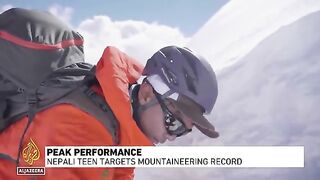 Peak performance- Nepali teen targets mountaineering record