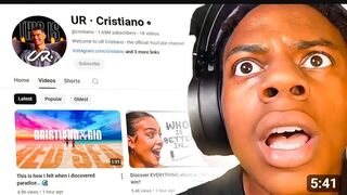 Ishowspeed reacts Ronaldo's YouTube change ????????????