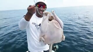 FISHING with a CHICKEN!