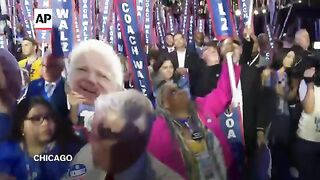 Minnesota delegates cheer Vice Presidential nominee Tim Walz