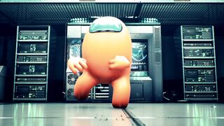 Among Us Animation - Flash Mob - Killer Bean Dance