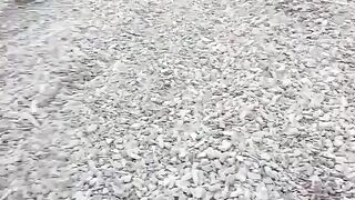Live road work construction