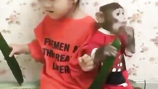Funny animal & kids