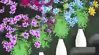 Shiny flower