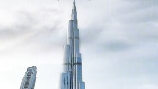 Burj khalifa flying