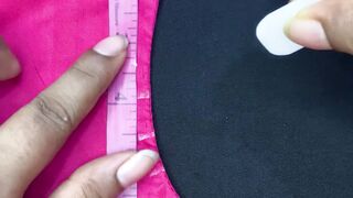 Normal blouse makeover to Designerblouse_Simple.easy normal needle handwork #easy #handwork #viral