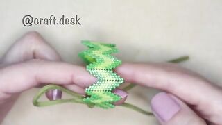 ##Zig Zag Peyote Bracelet - Step by Step Tutorial- Beaded Bracelet????????????????????........