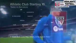 Highlights????Barcelona 3 - 2 Athletic Bilbao????Hatrick Lewandowski???? La Liga Santander 2024????