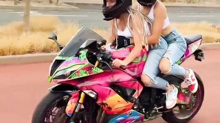 Bikergirl motorcycle