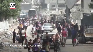 Thousands of Palestinians in Khan Younis forced to flee after Israeli military's order