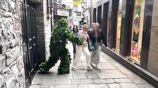 Funniest moments with women bushman prank