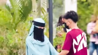A couple doing TikTok Videos ????❤️‍????
