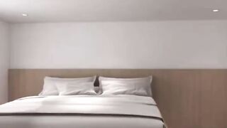 Modern luxury small bedroom interior design