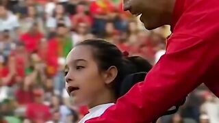 Ronaldo With Kids
