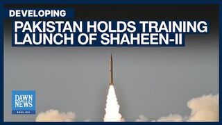 Holds Successful Training Launch Of Ballistic Missile Shaheen-II