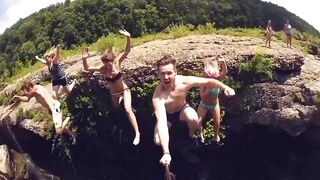 Water Wipeouts and Wins: A Day of Fun with Friends