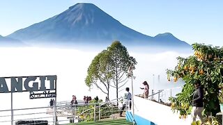 village above the clouds