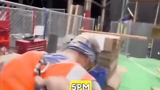 Worker funny clip
