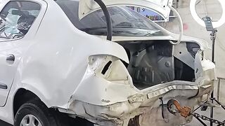 Repering a car in iran  Original video by farshad_soltan