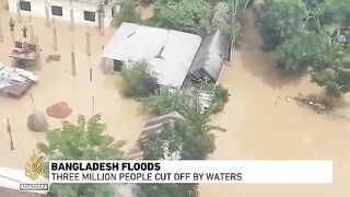 Bangladesh floods Three million people cut off by waters