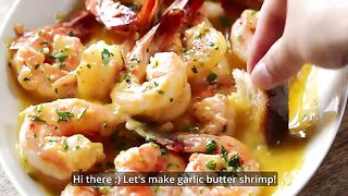 Garlic Butter Shrimp Recipe (Buttered Shrimp)