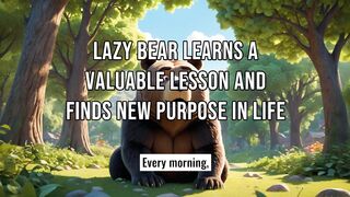 Lazy Bear Learns a Valuable Lesson and Finds New Purpose in Life