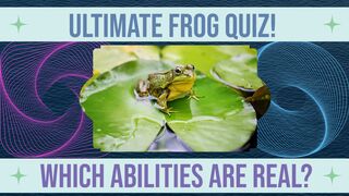 Discover the Real Frog Ability in This Quiz! #science_pub_quizzes