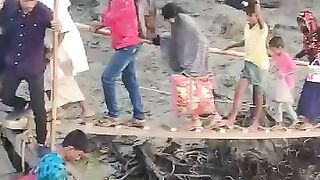 মানুষের দুর্দশা দেখে চোখের পানি