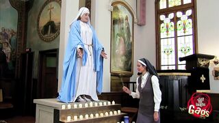 Virgin Mary Comes Alive Prank #PrankTime #Gotcha #PranksterLife