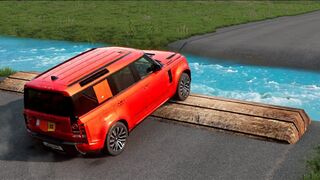 Cars vs Speed Bump on Deep Water Challenge in BeamNG Drive!