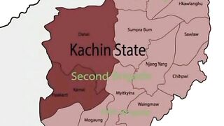 Peta Negara Bagian Kachin. Map of Kachin State. Kachin State Map. Kachin Map. Peta Kachin. Map of Kachin