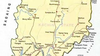 Kachin Map. Peta Kachin. Map of Kachin. Map of Kachin State. Peta Negara Bagian Kachin. Kachin State Map