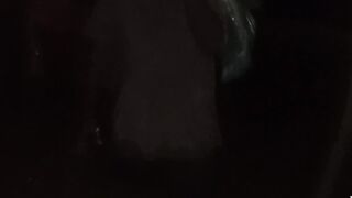 রাতে কাজ চলছে