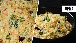 How to make Perfect Soft & Fluffy Upma Rava Upma Recipe