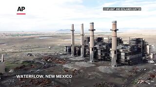 Thundering demolition of coal plant in New Mexico highlights energy transition