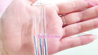RARJSM Metallic Gel Liner Nail Art Silver Bronze Gold 2pcs Set Mirror Chrome 3D Effect Gel Nail Polish