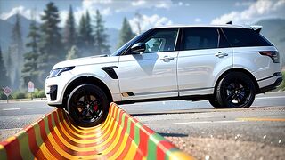 Cars vs Inverted Speed Bumps ▶️ BeamNG Drive